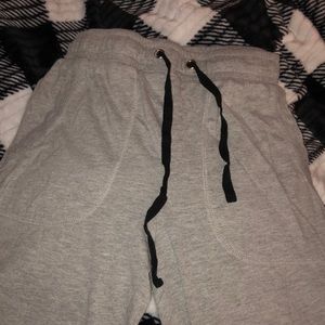 Gray joggers